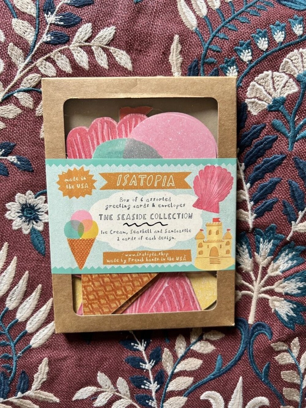 NEW Anthropologie Seaside Collection by Isotopia - Box of 6 Cards